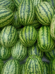 A close up of watermelon  Concept of abundance and freshness, as the watermelon