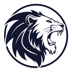 Obraz premium A lion vector art design template