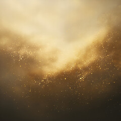 The light reveals golden yellow dust stains.