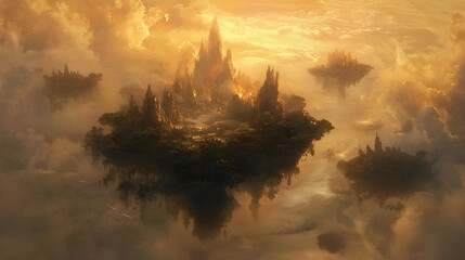 island floating in the air