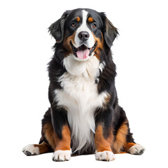 Fototapeta premium bernese mountain dog isolated on transparent background