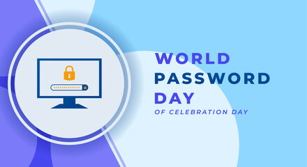 Flat illustration celebrating International Internet Day, featuring icons representing cybersecurity, email, coding, e-commerce, and navigation. The background includes emphasizing the digital theme.
