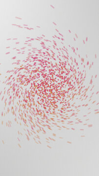 Particle Twist Animation Vertical Logo Reveal 151