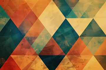 Abstract Background, Geometric Design, Modern Pattern with Triangles, Vector Illustrationhigh Detail, 8K