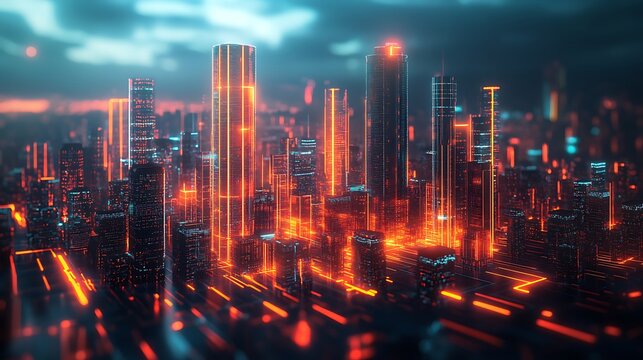 A digital cityscape blended with an interactive global population map, glowing data streams representing density fluctuations, cyber-futuristic analytics dashboard, ultra-HD volumetric lighting.