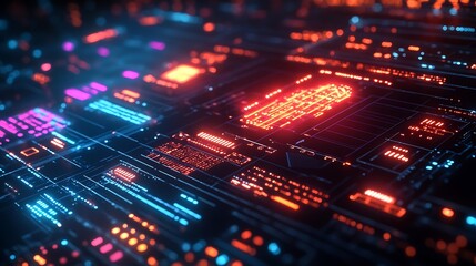 A futuristic digital forensic dashboard tracking cyber threats over decades, interactive 3D bar graphs, glowing hacking alert signals, neon-lit AI analytics, ultra-HD cyber UI design. --ar 16:9