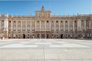 Obraz premium Royal Palace of Madrid. Spain. Europe.