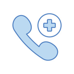 Emergency Call vector icon