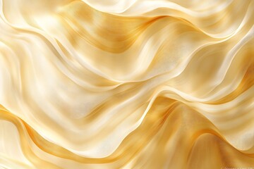 Fototapeta premium a digital artwork depicting flowing golden ripples