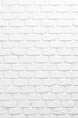 Obraz premium Clean white brick wall texture, perfect backdrop , surface, monochrome