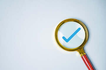 Checklist management plan. Tick answer on checkbox. Plan by check the list report and progress.