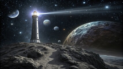 lighthouse in space