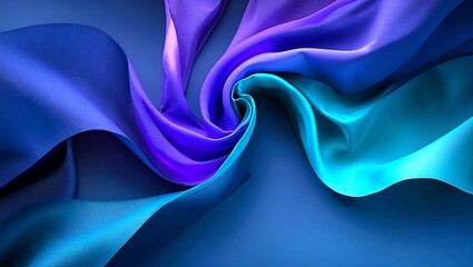 Obraz premium Elegant dark blue gradient with purple and teal hues