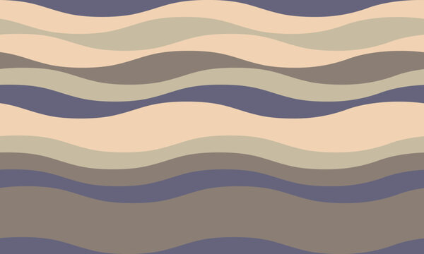 Serene abstract wave pattern in muted earth tones.  Perfect for backgrounds, textiles, website designs, and packaging.  Evokes calmness and natural fluidity.  Modern minimalist aesthetic.