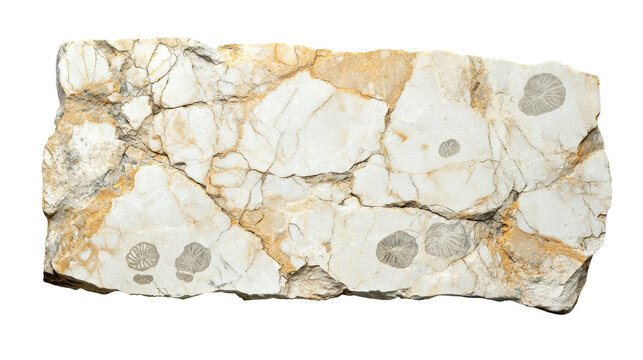Ancient Fossil Rock: A Geological Time Capsule with Intricate Textures and Patterns, Revealing Earth's History and Natural Beauty