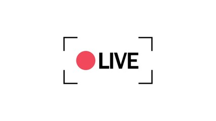 live streaming icon animation