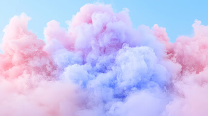 Pastel cloud explosion