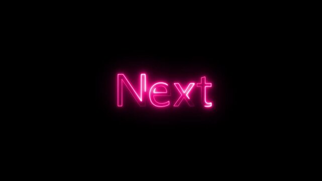neon next text animation.