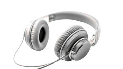 Modern silver headphones designed for comfort and enhanced audio quality in various listening environments