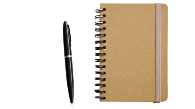 Elegant Notebook and Pen for Professional Use: Perfect for Jotting Down Notes, Agendas, and Ideas in Style. Ideal for Business, School, or Personal Use.
