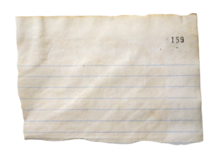 Pieces of notebook paper with white old torn or cut lines. Design elements isolated on transparent background.