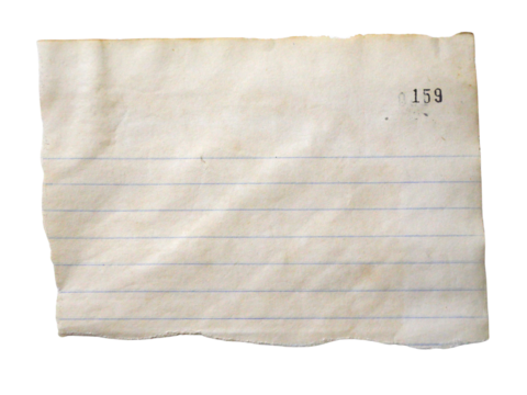 Pieces of notebook paper with white old torn or cut lines. Design elements isolated on transparent background. - Powered by Adobe