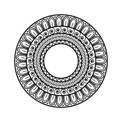 Mandala Illustration for Tattoo Inspiration and Fashion Designs
