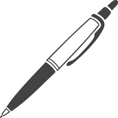 Pen icon on white background. Vector illustration