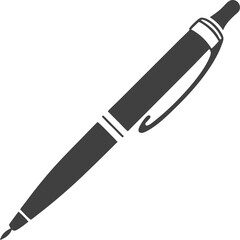 Pen icon on white background. Vector illustration
