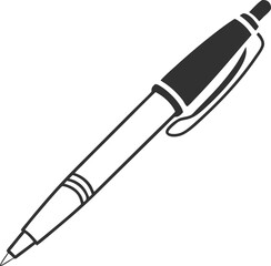 Pen icon on white background. Vector illustration