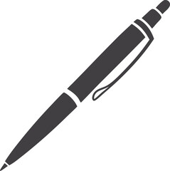 Pen icon on white background. Vector illustration