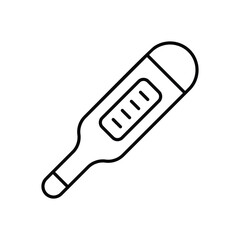 Thermometer vector icon 