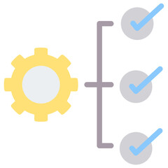 Project Management Flat Icon