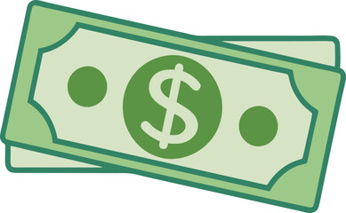 Dollar. Money cash icon. Vector illustration