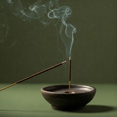 incense sticks with smoke