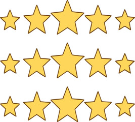 Fototapeta premium Five stars. Quality sign. Vector 