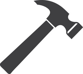 Hammer simple icon. Vector illustration
