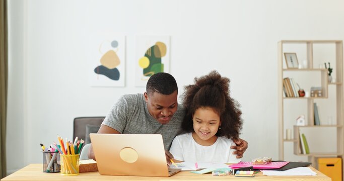 An Engaging and Memorable FatherDaughter Moment at Home While Learning Together