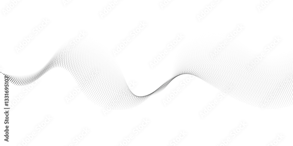 Poster abstract grey smooth element swoosh speed wave modern stream background. abstract wave line for broc