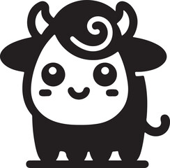  a cute be icon silhouette vector style