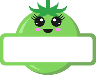 name tag label green tomatoes fruit