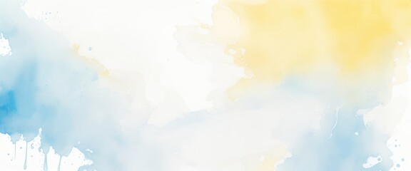 Abstract watercolor Yellow and purple background