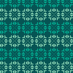vector seamless pattern with flowers