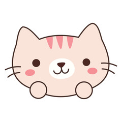 Cute Pink Kawaii cat