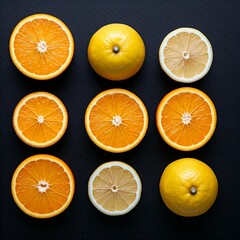 Obraz premium orange and lemon