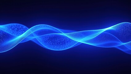 Celestial River Of Shimmering Blue Light Flowing Gracefully Across A Deep Night Sky, A Mesmerizing Cosmic Dance Of Energy And Stardust
