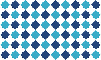 seamless geometric pattern, Seamless geometric diamond pattern in two tone blue. blue diamond checkerboard, chessboard seamless Repeat seamless pattern design for fabric printing or background