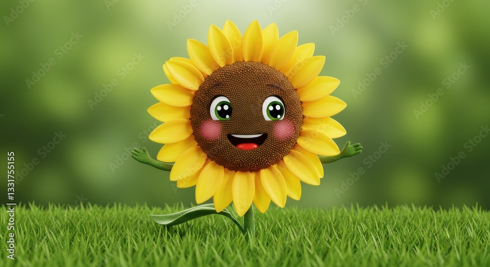 Fototapete a festive st. david's day greeting card design features a light yellow background with a symmetrical