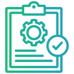 Checklist Gradient Icon