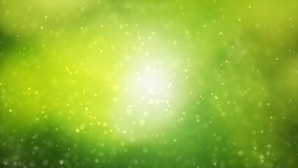 Fototapeta premium Spring season sunny blurred particles copy background illustration.
